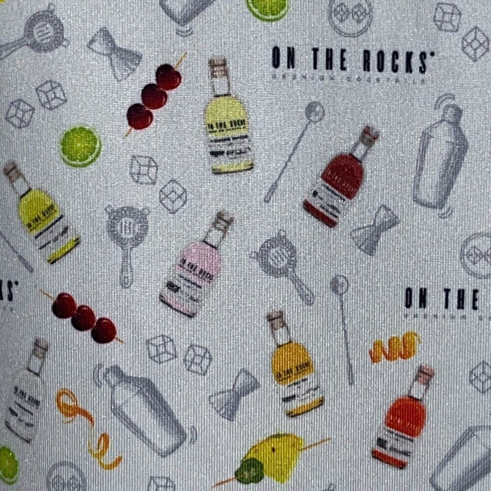 ON THE ROCKS Brand Pre-Mixed Alcohol Drinks Cocktails Polo Shirt -NWOT - Size XL - Picture 4 of 9